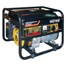 Генератор бензиновый Huter DY3000L, 2,5кВт, 220В, 4-х такт, 15л, ручной стартер